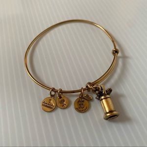 Alex and Ani Mint Julep Bangle, gold-tone metal